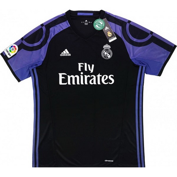 Tailandia Camiseta Real Madrid 3ª Retro 2016 2017 Negro